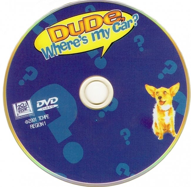 Dude Wheres My Car 2000 R1 Disc Dvd Cover | Dvd Covers and Labels