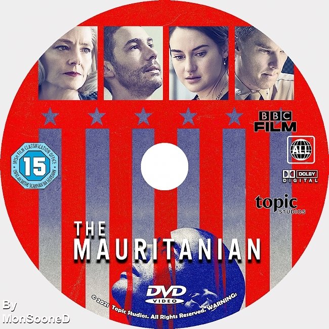 dvd cover The Mauritanian 2021 Dvd Disc Dvd Cover