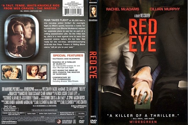 dvd cover Red Eye 2005 Dvd Cover