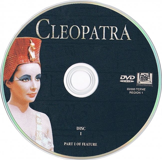 dvd cover Cleopatra 1963 R1 Disc 1 Dvd Cover