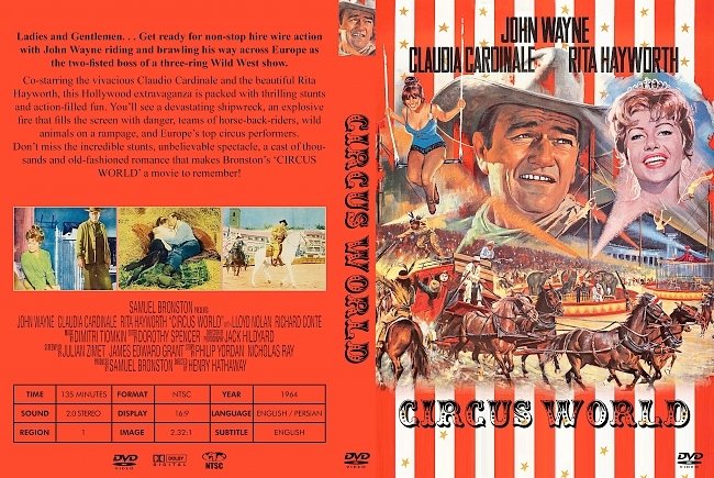 dvd cover Circus World 1964 Dvd Cover
