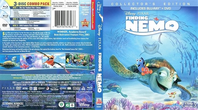 dvd cover Finding Nemo - Collectors Edition 2003 Dvd Cover