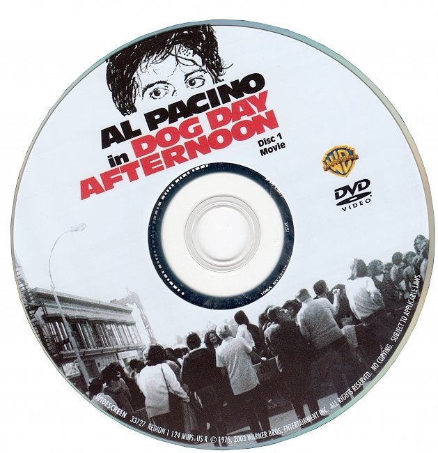 dvd cover Dog Day Afternoon 1975 R1 Disc Dvd Cover