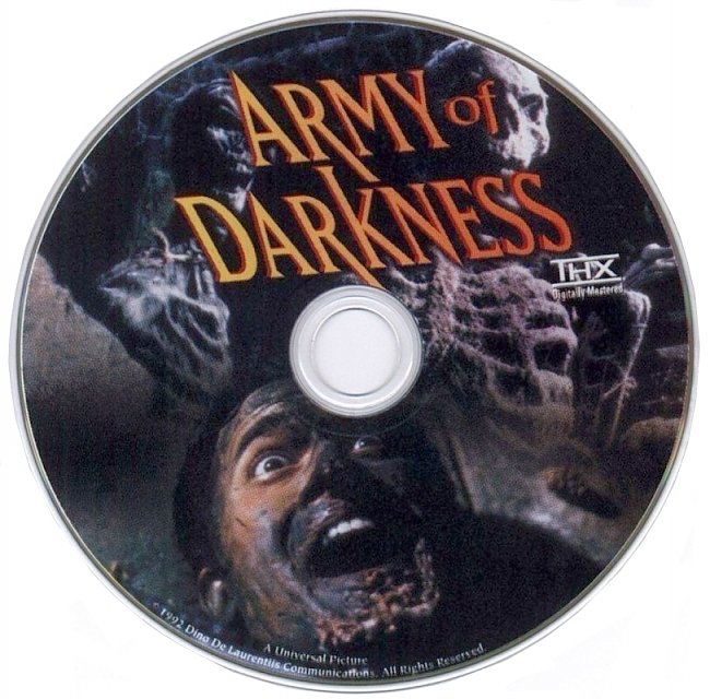 dvd cover Army Of Darkness 1992 R1 Disc 1 Dvd Cover