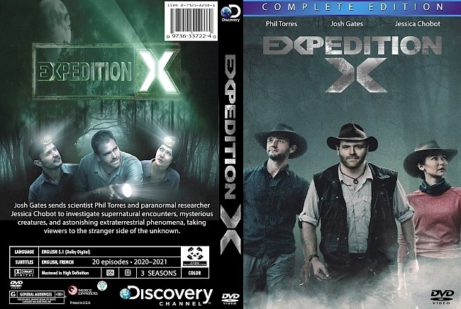 dvd cover Expedition X Complete Series 2021 Dvd Cover