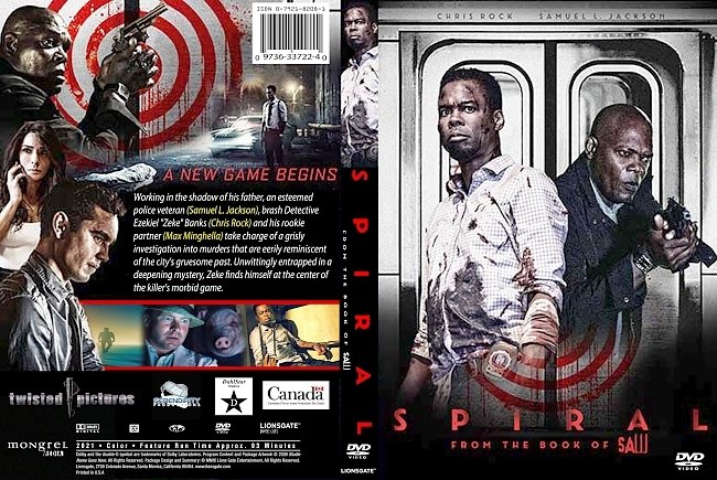 dvd cover Spiral From The Book Of Saw 2021 Dvd Cover