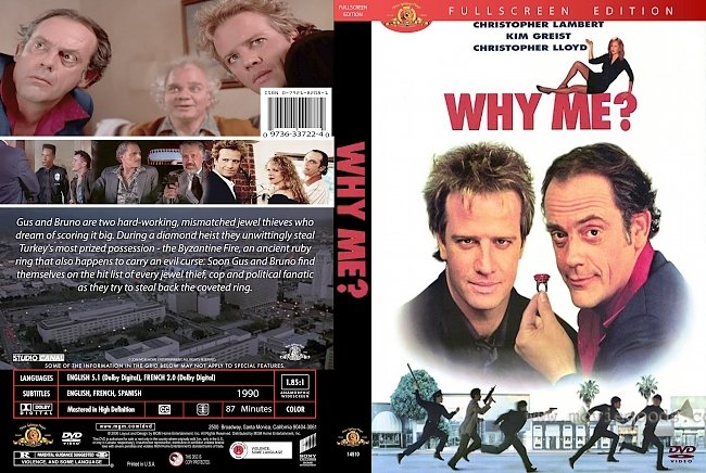 dvd cover Why Me? 1990 Dvd Cover