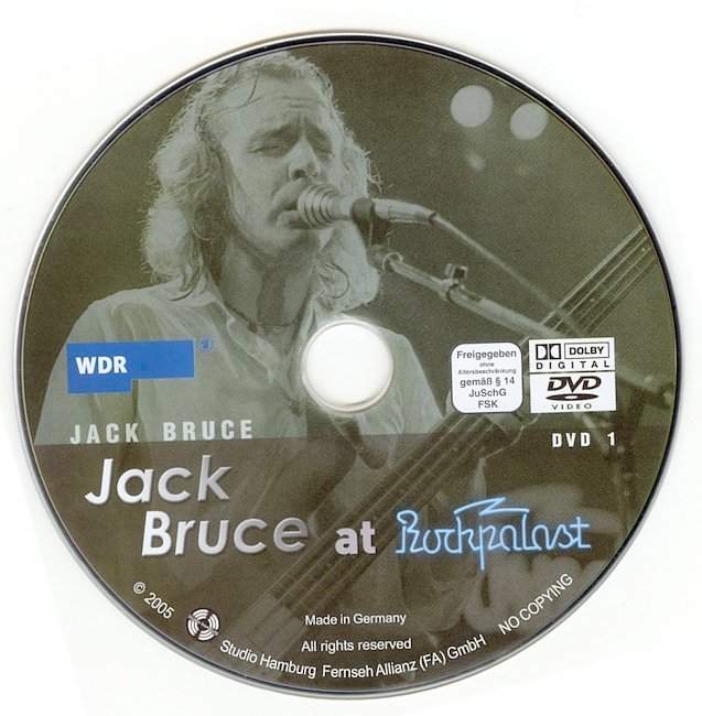 dvd cover Jack Bruce - At Rockpalast 2005 Dvd Cover