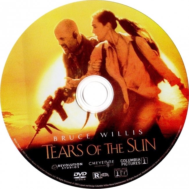 dvd cover Tears Of The Sun 2003 R1 Disc Dvd Cover