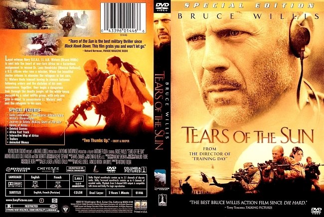 dvd cover Tears Of The Sun - Special Edition 2003 Dvd Cover