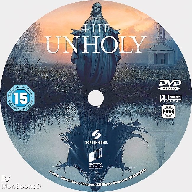 dvd cover The Unholy 2021 Dvd Disc Dvd Cover