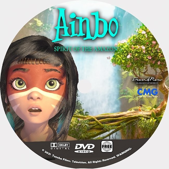 dvd cover Ainbo 2021 Dvd Disc Dvd Cover