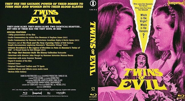 dvd cover Twins Of Evil 1971 Dvd Cover