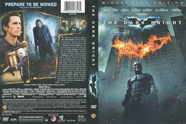 dvd cover The Dark Knight 2008 Dvd Cover