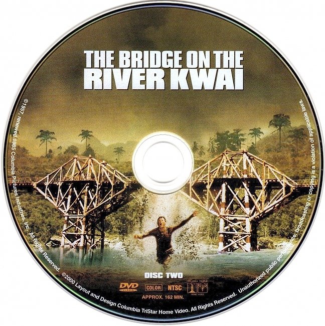 dvd cover The Bridge On The River Kwai 1957 R1 Disc 2 Dvd Cover