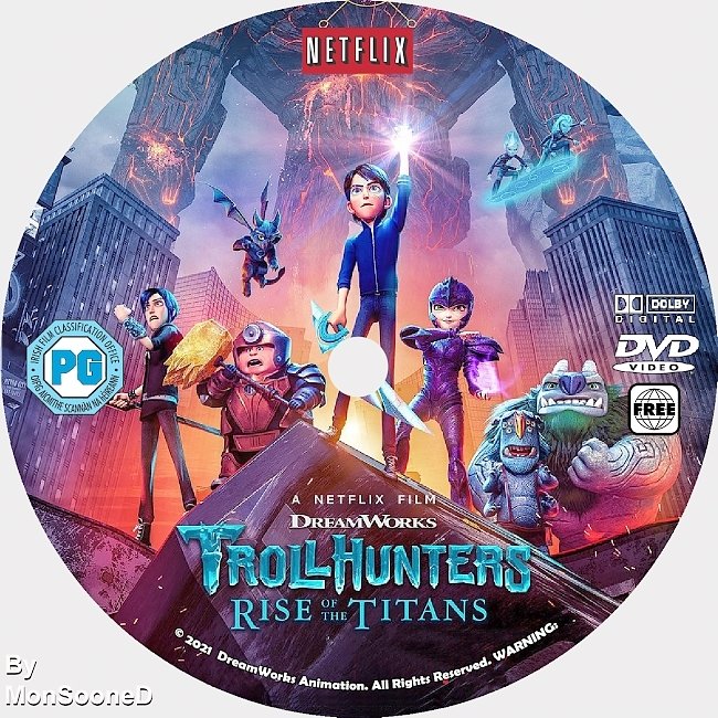 dvd cover Troll Hunter Rise Of The Titans 2021 Dvd Disc Dvd Cover