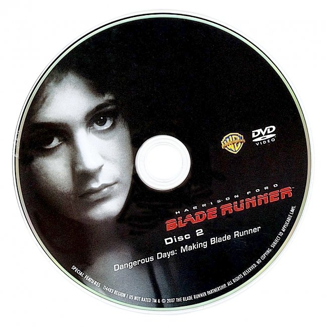 Blade Runner 1982 R1 Disc 2 Dvd Cover 