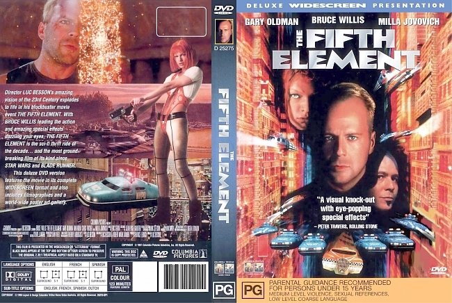 The Fifth Element 1997 Dvd Cover 