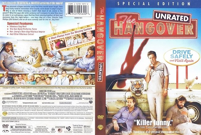 dvd cover The Hangover - Special Edition 2009 Dvd Cover