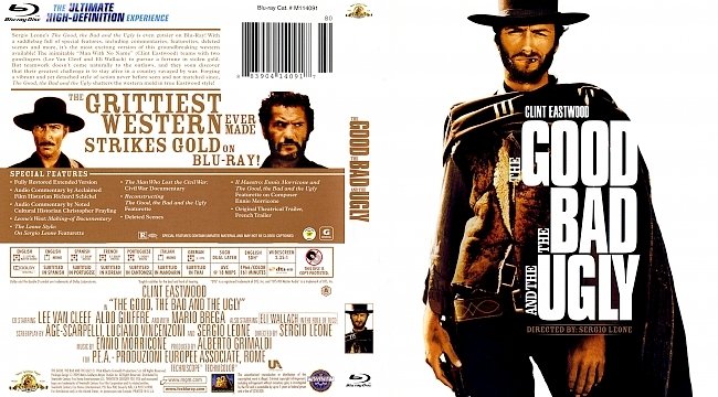 dvd cover The Good The Bad And The Ugly 1966 Dvd Cover