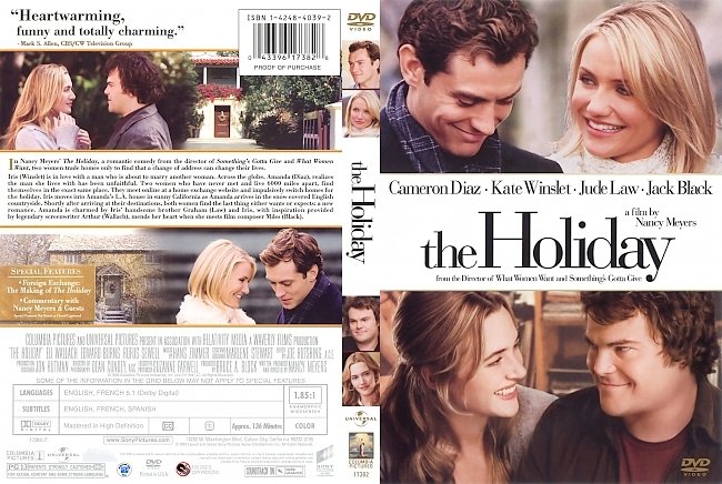 dvd cover The Holiday 2006 Dvd Cover