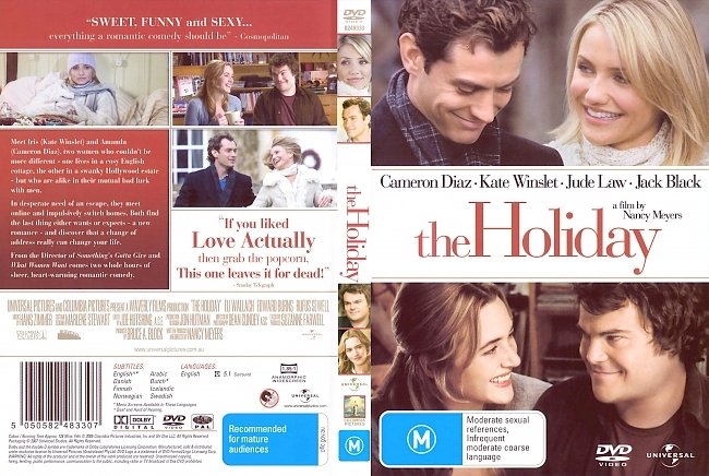 dvd cover The Holiday 2006 Dvd Cover
