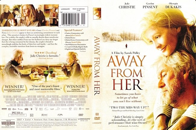 dvd cover Away From Her 2006 R1 Dvd Cover