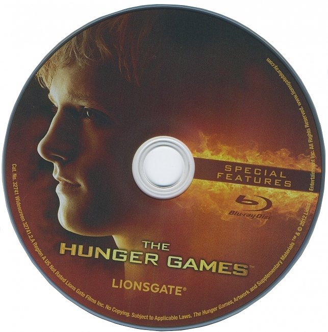 dvd cover The Hunger Games 2012 R1 Disc 2 Dvd Cover