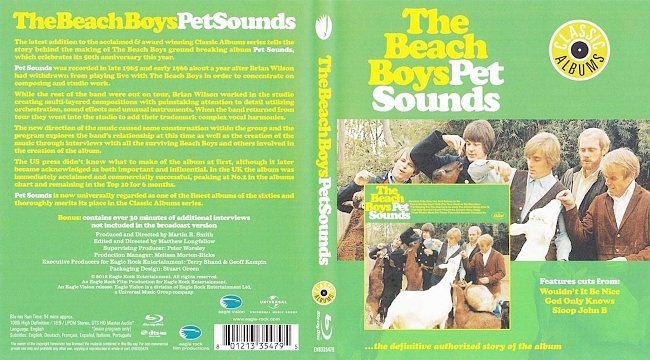 dvd cover The Beach Boys - Pet Sounds 2016 Dvd Cover