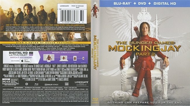 dvd cover The Hunger Games : Mockingjay Part 2 2015 Dvd Cover