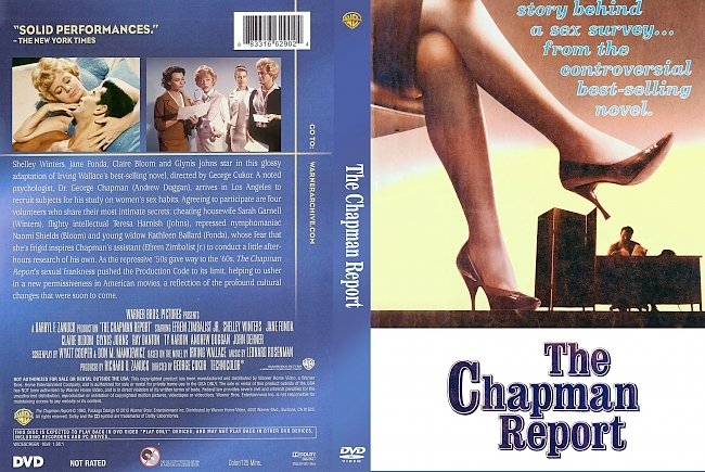 dvd cover Chapman Report, The 1962 Dvd Cover
