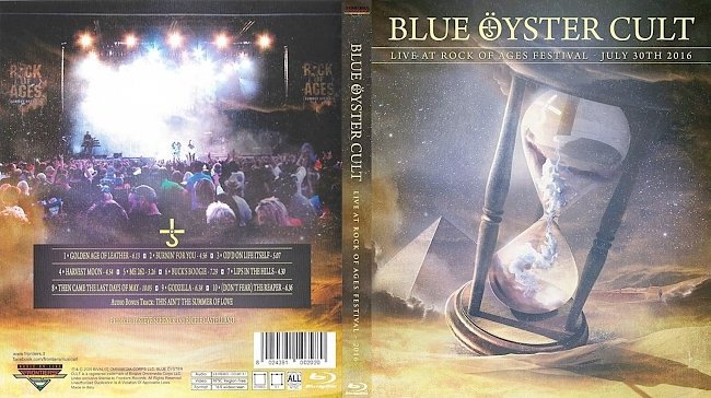 dvd cover Blue OÌyster Cult - Live At Rock Of Ages Festival 2020 Dvd Cover