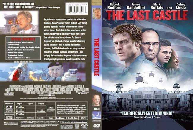 dvd cover The Last Castle 2001 Dvd Cover