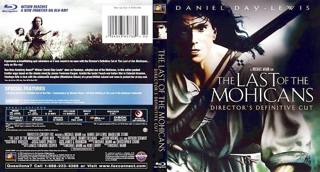 dvd cover The Last Of The Mohicans 1992 Dvd Cover