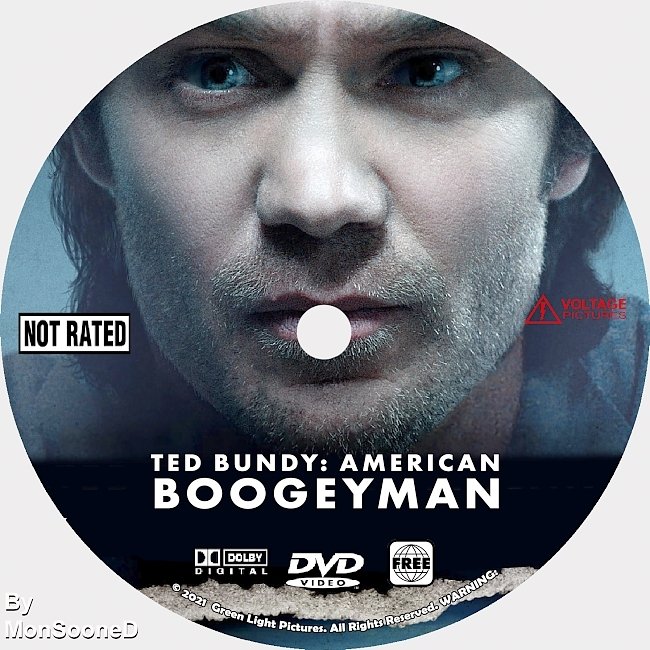 dvd cover Ted Bundy American Boogeyman 2021 Dvd Disc Dvd Cover