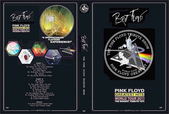 dvd cover Brit Floyd - Pink Floyd Greatest Hits- Live From Liverpool 2011 Dvd Cover