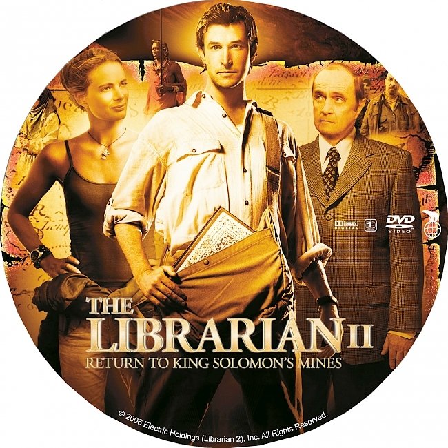 dvd cover The Librarian Return To King Solomons Mines 2006 R1 Disc Dvd Cover