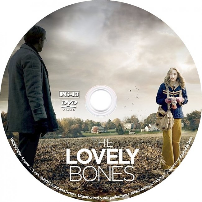 The Lovely Bones 2009 R1 Disc Dvd Cover 