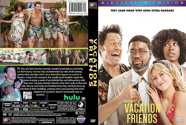 dvd cover Vacation Friends 2021 Dvd Cover