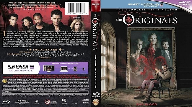 dvd cover The Originals - Season 1 2013 Dvd Cover