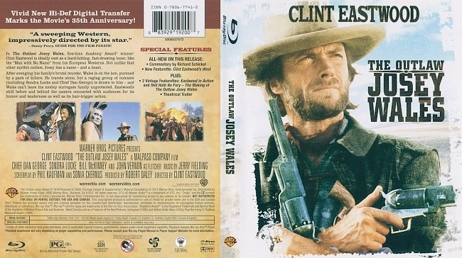 dvd cover The Outlaw Josey Wales 1976 Dvd Cover
