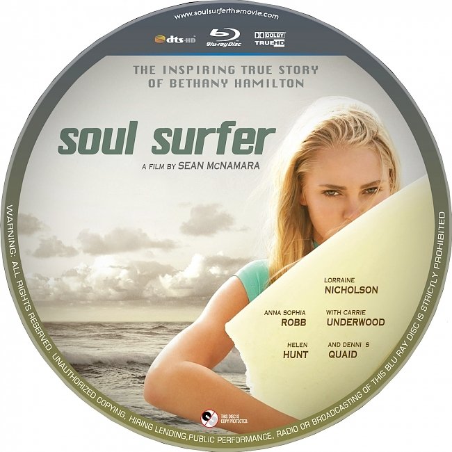 dvd cover Soul Surfer 2011 R1 Disc Dvd Cover