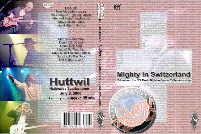 dvd cover Manfred Mannâs Earth Band - Huttwil 2006 Dvd Cover