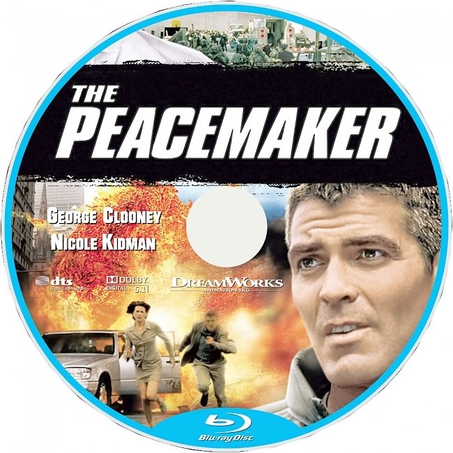 dvd cover The Peacemaker 1997 R1 Disc Dvd Cover