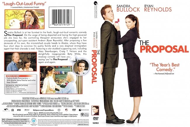 dvd cover The Proposal 2009 Dvd Cover