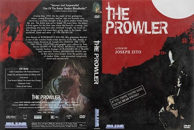 dvd cover The Prowler 1981 Dvd Cover