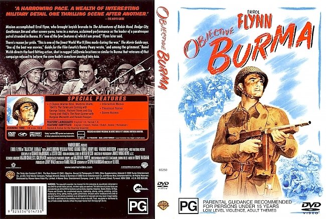 dvd cover Objective Burma 1945 Dvd Cover