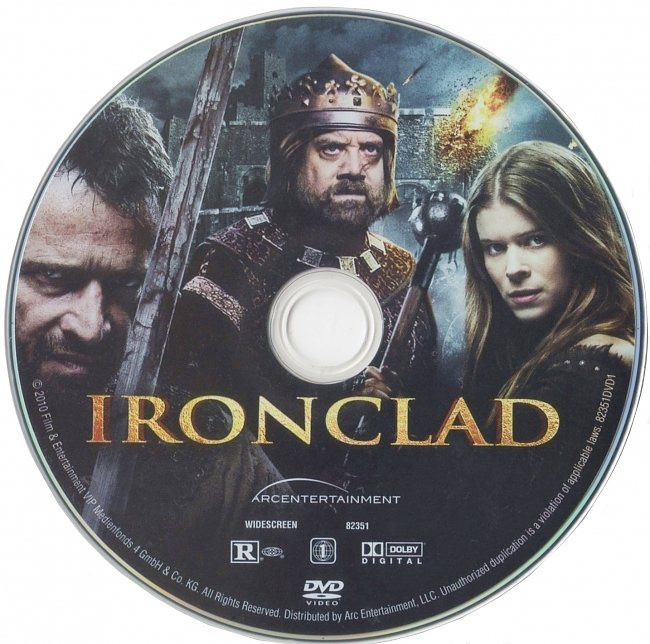 dvd cover Ironclad 2011 R1 Disc Dvd Cover