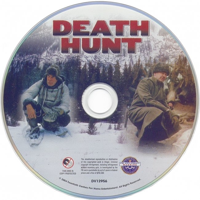 dvd cover Death Hunt 1981 R1 Disc Dvd Cover