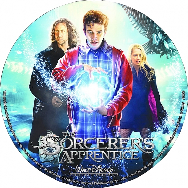 dvd cover The Sorcerers Apprentice 2010 R1 Disc Dvd Cover
